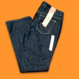 Old Navy Mid Rise Boot Cut Dark Wash Jeans. Size 16